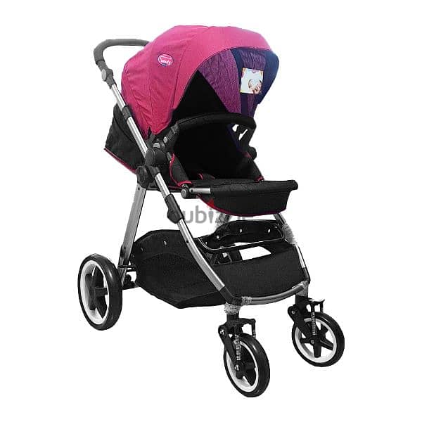 Baby Stroller With Portable Bed Car Seat And Mommy Bag 3