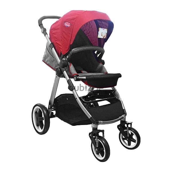 Baby Stroller With Portable Bed Car Seat And Mommy Bag 4