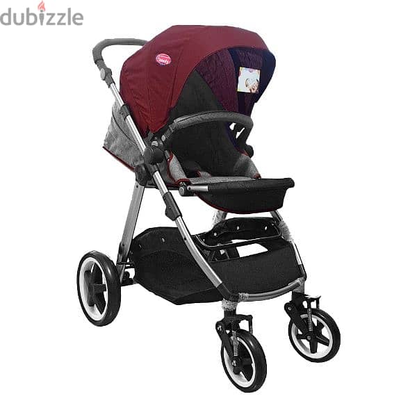 Baby Stroller With Portable Bed Car Seat And Mommy Bag 5