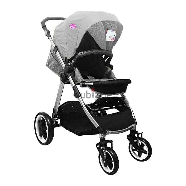 Luxuries Baby Stroller With Portable Bed Car Seat And Mommy Bag 4