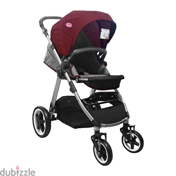 Luxuries Baby Stroller With Portable Bed Car Seat And Mommy Bag 6