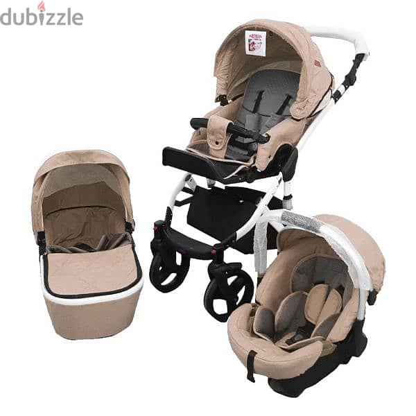 Modular Travel System Stroller With Portable Bed And Car Seat 4