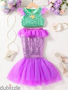 mermaid dress size from 4 years till 7 years 0