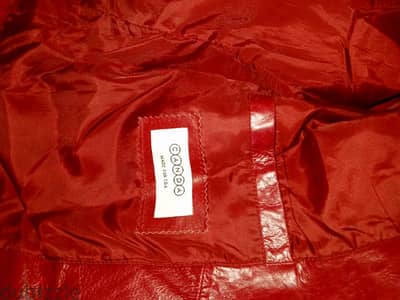 leather red jacket original