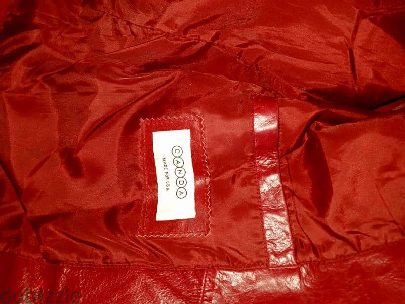 leather red jacket original 0