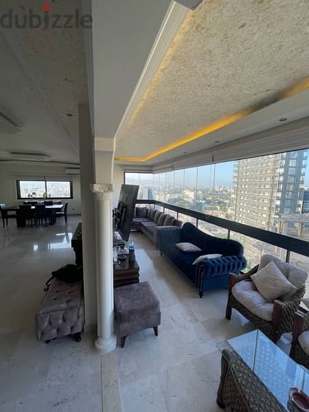 ACHRAFIEH PENTHOUSE FULLY RENEWED WOW VIEW! 24/24 ELECTRICITY 2