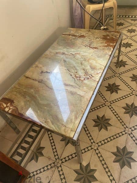 marble art deco table 0