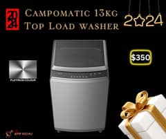 Campomatic 13kg Top Load Washing Machine غسالة كفالة سنة