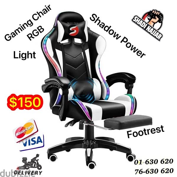 Gaming Chair RGB light 2