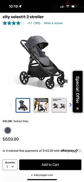 Babyjogger city select2 single to double stroller 2