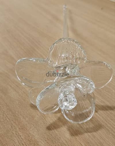 Glass Art Long Stem Flower