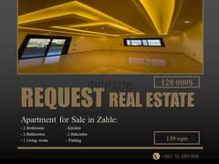 Apartment 130 sqm For Sale In Zahle  شقة 130 متر مربع للبيع في زحلة