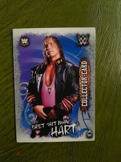 RARE WWE Slam Attax #CC1 COLLECTOR CARD - BRET "HIT MAN" HART