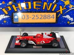 1/18 Diecast Ferrari Schumacher F1 All Years from 1991 to 2006
