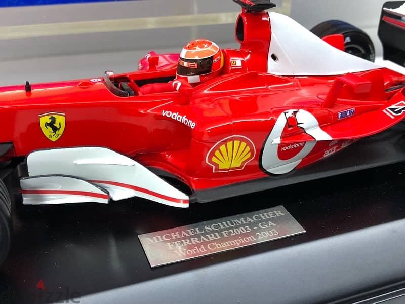 1/18 Diecast Ferrari Schumacher F1 All Years from 1991 to 2006 1