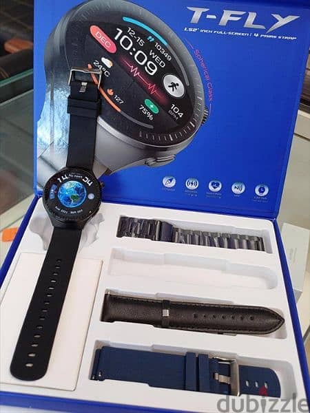 Telzeal T-Fly Smart Watch "Black" 3