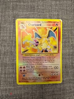 Base Set Charizard Ungraded Pokémon Card