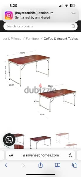 foldable table