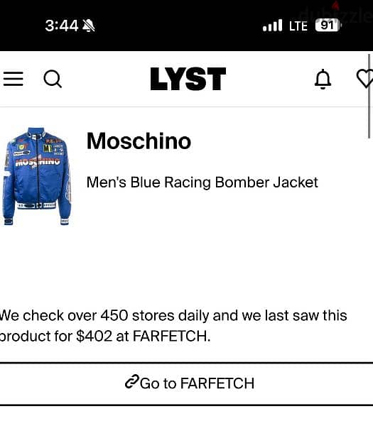 Moschino Biker Jacket - Originalline 400$ our price is 150$ 6