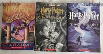 first 3 books of harry potter’s saga in English