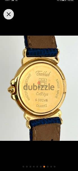 Vintage Tabbah Premiere Gold Plated Ladies Watch Original Box, Pouch & 3