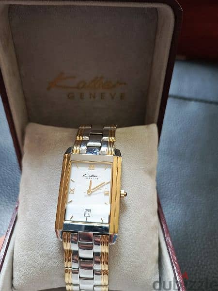 KOLBER GENEVE Sapphire  Luxury  Stainless Steel Quartz Watch 2