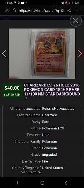 Charizard lv76 2016 Dracaufeu 1st edition 1999 Pokemon check pictures 2