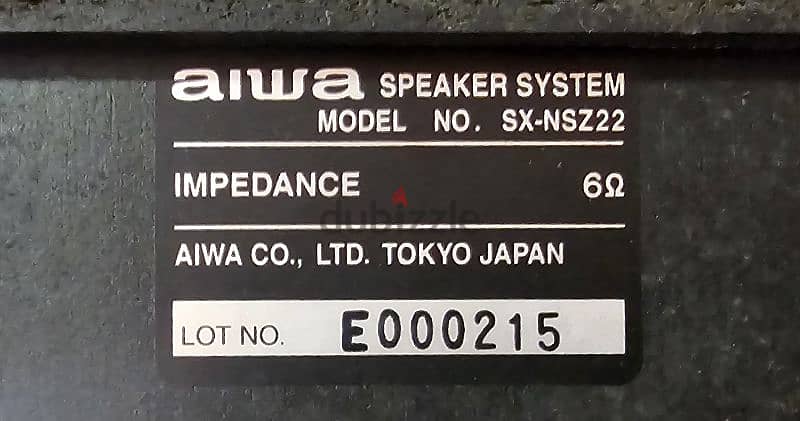 AIWA Speakers 2