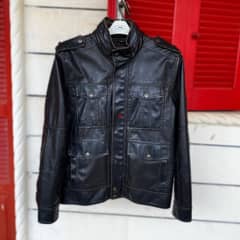 LEVI’s Vintage Leather Biking Jacket.