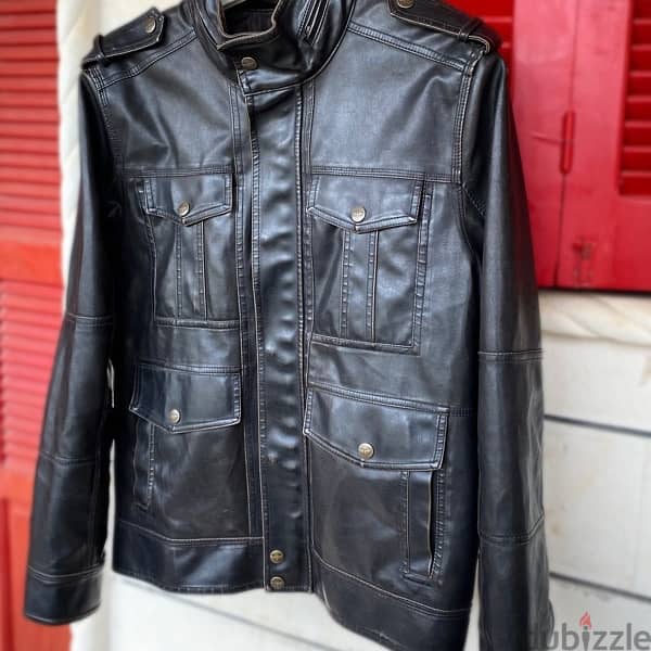 LEVI’s Vintage Leather Biking Jacket. 4