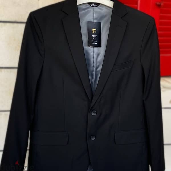 HAGGAR Premium Black Blazer Jacket. 2