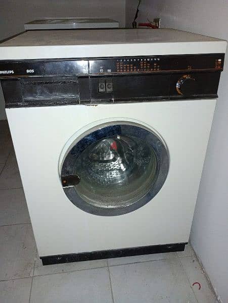 washing machine philips & dryer hoover غسالة نشافة 1