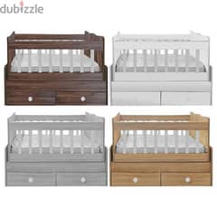 Wooden Baby Bed With Dresser