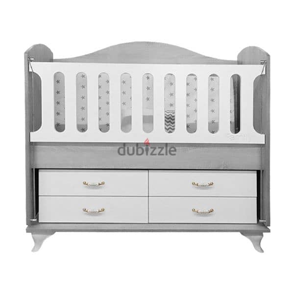 Wooden Baby Bed & Dresser 1
