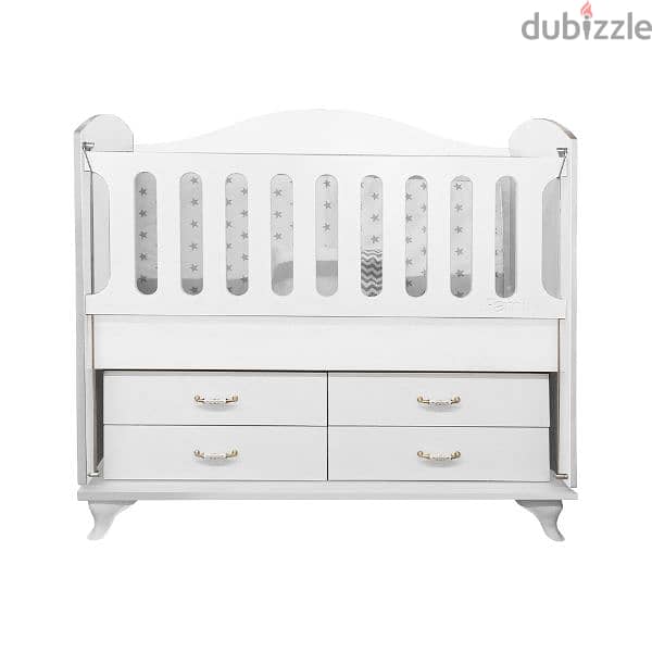 Wooden Baby Bed & Dresser 2