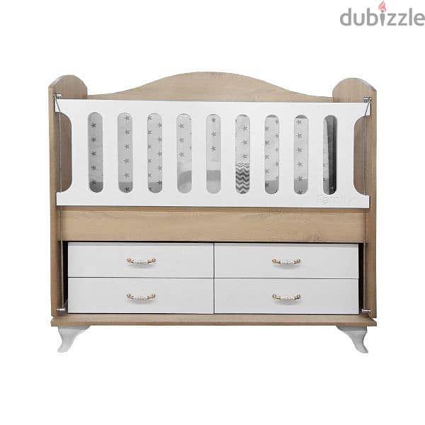 Wooden Baby Bed & Dresser 4