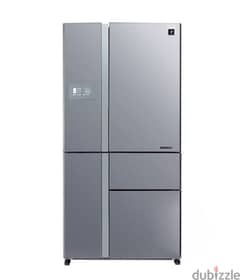 Sharp 5 doors Refrigerator fridge, 850L Net Capacity, Stainless