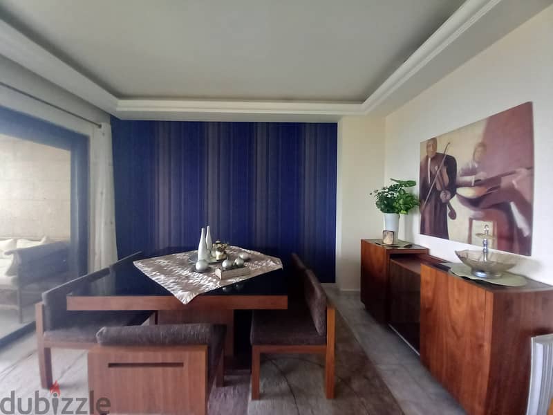 Furnished Apartment with Unblockable Sea View for Rent in Kaslik 2