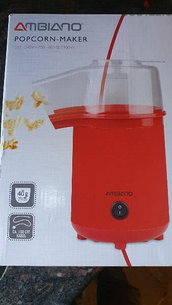 Popcorn maker Ambiano, Germany brand 0