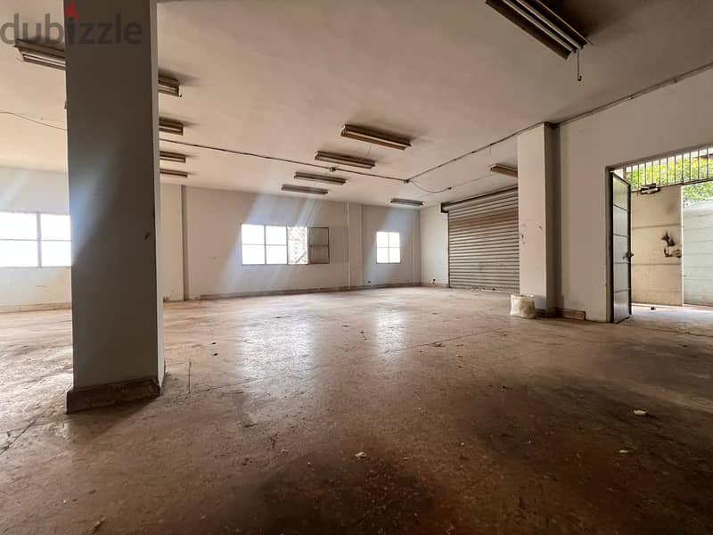 Warehouse for Rent in Zouk Mosbeh: 300m² with Adjacent 100m² Hangar 1