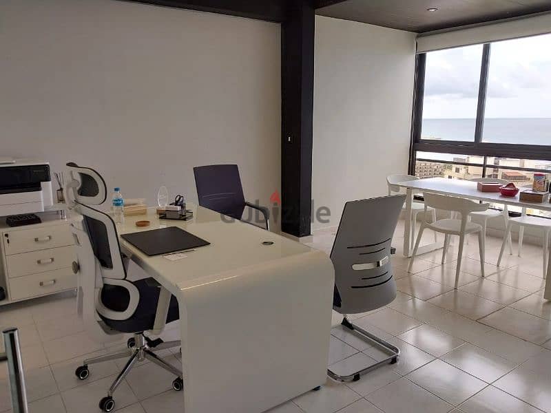 80 sqm Office for Rent in Kaslik PRIME LOCATION & SEA VIEW 2