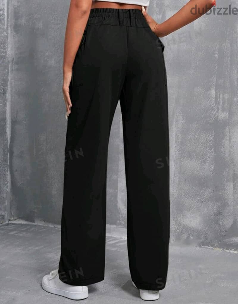 NEW SHEIN high waist flap pocket cargo pants 1