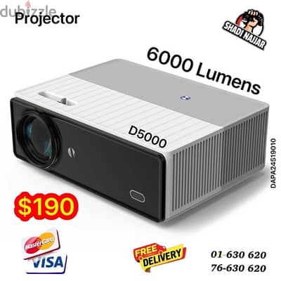 projector 6000 Lumens offers NOW $130