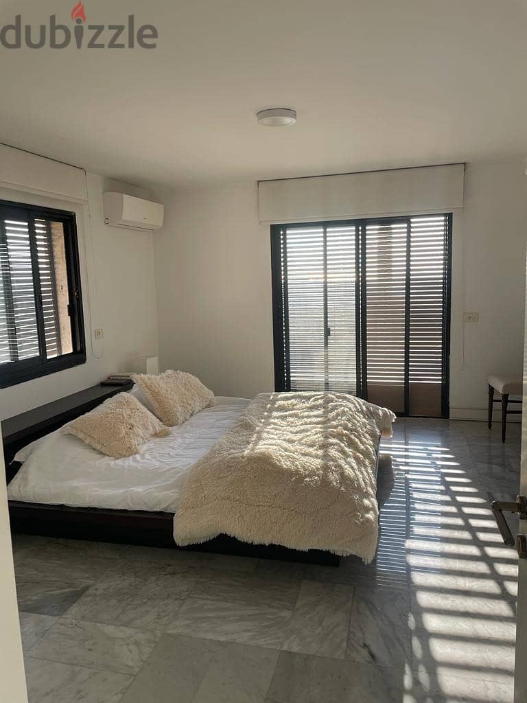 125 Sqm + 160 Sqm Terrace | Furnished apartment for rent in Baabda 8