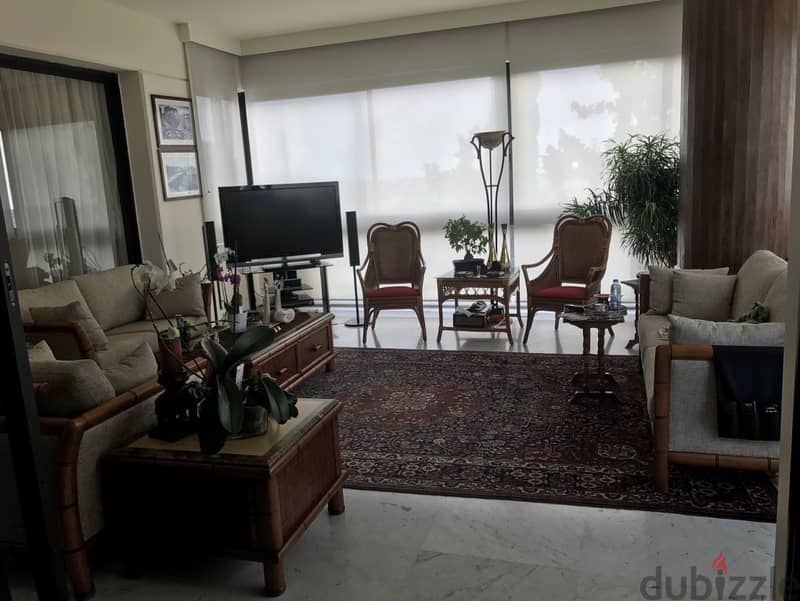 hazmieh luxurious apartment prestigious area, panoramic view Ref#1640 1