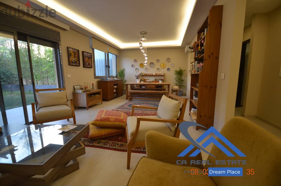super deluxe apartment with garden for sale in hazmieh 1