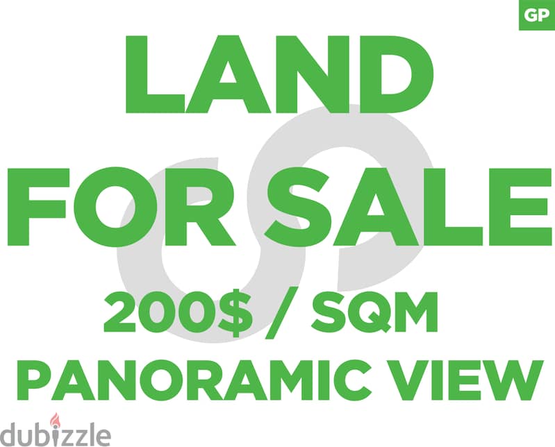 STUNNING LAND SITUATED IN AJALTOUN IS LISTED FOR SALE ! REF#GP00816 ! 0