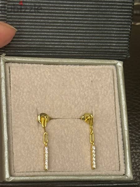 earings , high classy , gold color 3