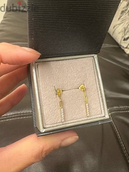 earings , high classy , gold color 6