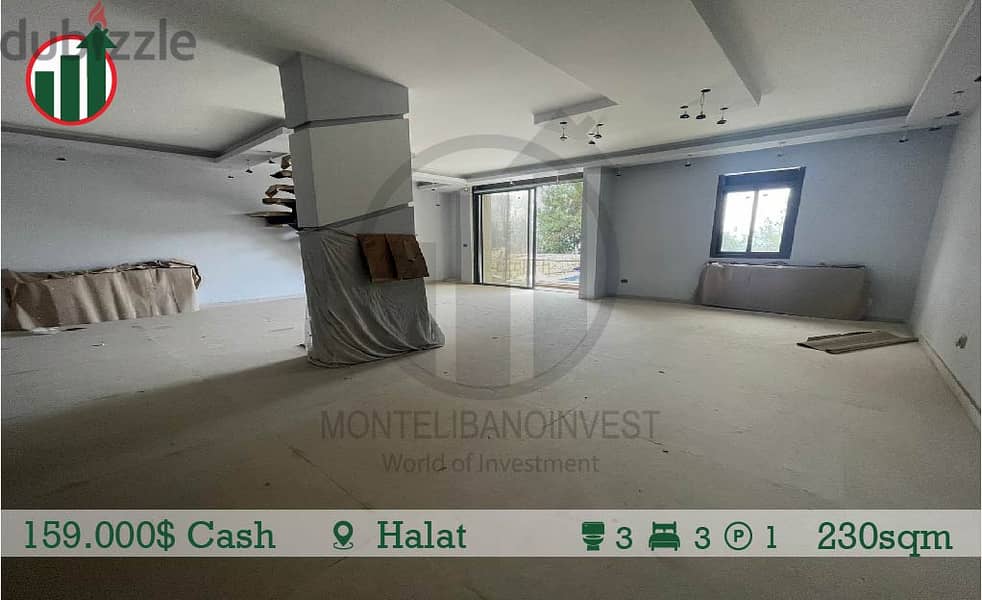Apartment with 145 sqm Terrace and Sea View For sale in Halat! 2